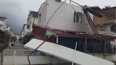 Kuşadası ve Didim'de Fırtına Etkili Oldu