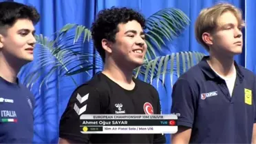 Ahmet Oğuz Sayar'dan Avrupa Rekoru ve Altın Madalya