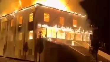 Mengen'de Cami Yangını