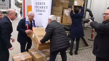 Kocaeli'den Gazze'ye Yardım TIR'ları Uğurlandı