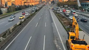 İstanbullular dikkat! E-5'te iki şeridi 20 gün kapalı