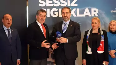 Şehit yakınları, Gazze için 'Sessiz Çığlıklar Filografi Sergisi' düzenledi