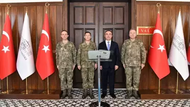 Orgeneral Ersay'dan Vali Soytürk'e Ziyaret