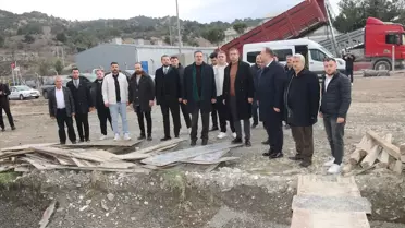 Haluk İpek Taşova'da Yatırım İncelemesi Yaptı