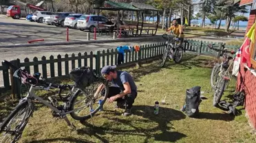 Beyşehir'de Bisiklet Tutkunlarına Gıda Molası