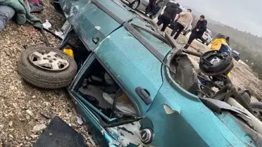 Bolu'da Takla Atan Otomobilde 4 Yaralı
