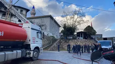 İznik'te Ev Yangını