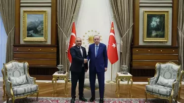 Cumhurbaşkanı Erdoğan, Kırgızistan Meclis Başkanı Turgunbek Uulu'yu kabul etti