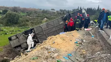 Düğünden dönenleri taşıyan otobüs uçuruma yuvarlandı! 13 ölü, 34 yaralı