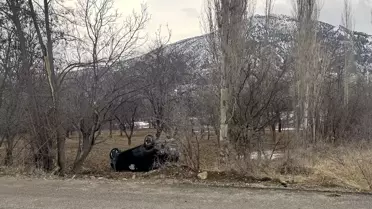 Erzurum'da SUV Devrildi: 2 Yaralı
