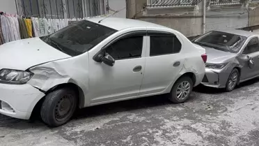 Çekici yokuştan kaydı, 14 araca çarptı