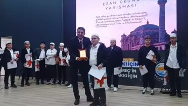 Ezan Okuma Yarışması Gerçekleşti