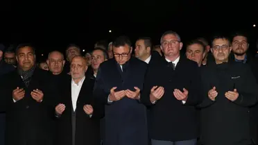 Hatay'da Depremde Hayatını Kaybedenler İçin Anma Etkinliği
