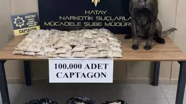 Kırıkhan'da Zeytinyağı Tenekelerinde 100 Bin Uyuşturucu Hap Ele Geçirildi