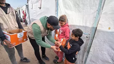 Gazze'ye 475 Bin Konserve Yardımı