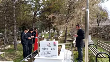 Hisarcık'ta Şehit Yüksel Arık dualarla anıldı