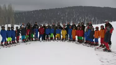 Şehit ve Gazi Çocukları Kayak Öğreniyor