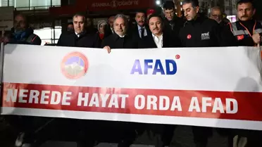 Kayseri'de Deprem Tatbikatı ve Sessiz Yürüyüş