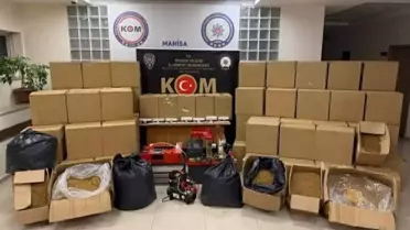 Manisa'da Kaçak Tütün Operasyonu