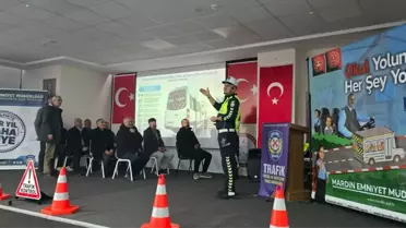 Mardin'de Servis Sürücülerine Güvenlik Eğitimi