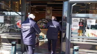 Meram zabıtasından fırın ve pastanelere sıkı takip