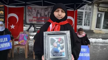 Muş'ta Evlat Nöbeti Devam Ediyor