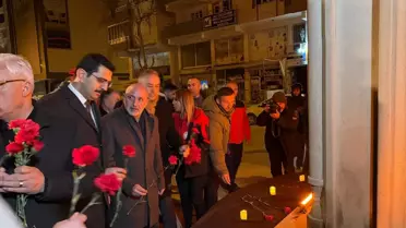 Pazarcık'ta Deprem Anması Yapıldı