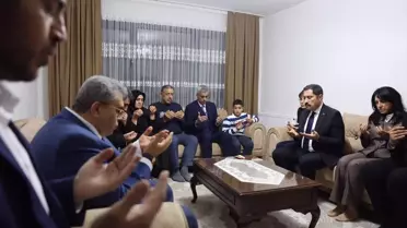 Bakan Memişoğlu, Depremzede Aileyi Ziyaret Etti