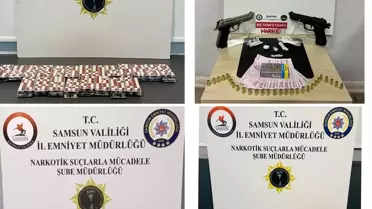 Samsun'da Uyuşturucu Operasyonu: 5 Gözaltı