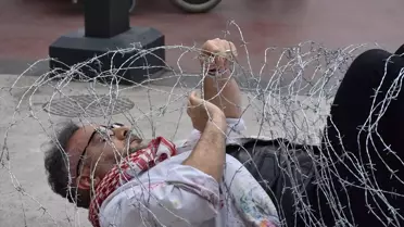 Doktor Sağlam'dan Gazze Protestosu