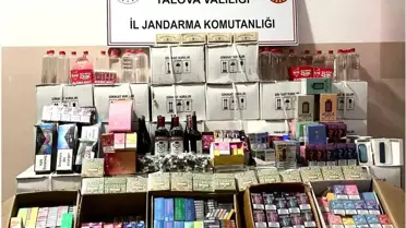 Yalova'da Kaçak İçki Operasyonu