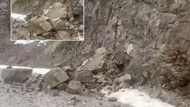 Erzincan'daki 4,9'luk depremin merkez üssünden yeni görüntüler