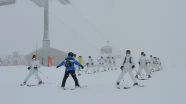 Kars'ta Askerlere Kış Eğitimi