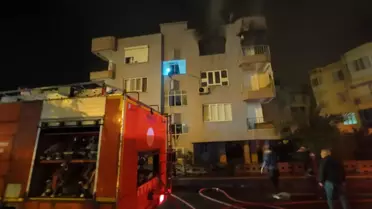 Anamur'da Ev Yangını: 2 Kişi Dumandan Etkilendi