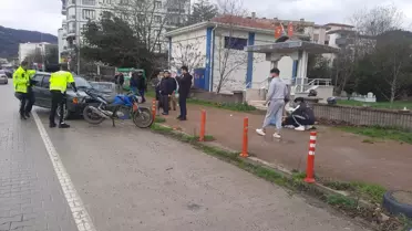 Kastamonu'da Motosiklet Kazası: Sürücü Yaralı