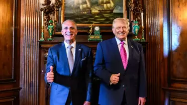 Trump ve Asfura Florida'da Görüştü