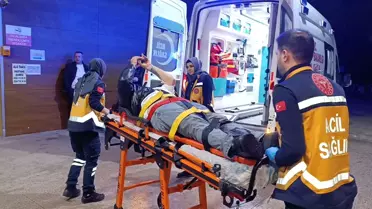 İnegöl'de Yaya Geçidinde Kaza