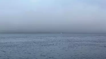 Çanakkale Boğazı yoğun sis nedeniyle gemilere kapandı