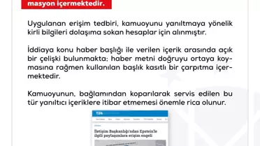 DMM'den Erişim Engeli Açıklaması