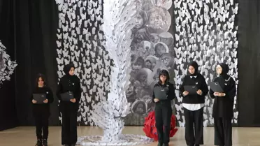 Erzurum'da 'Beyaz kelebekler cennete uçtu' sergisi