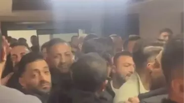 Mesut Özarslan'ın istifasının ardından belediye binasında kavga çıktı