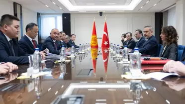 Hakan Fidan ve Kırgızistan Parlamento Başkanı Görüştü