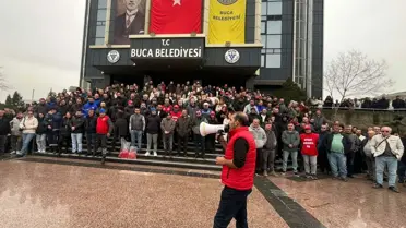 Buca Belediyesi'ndeki İşçiler Eylemi Sonlandırdı