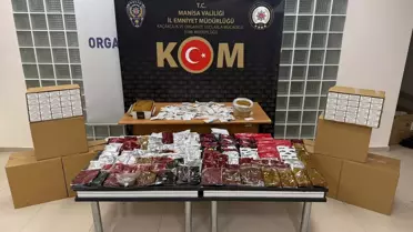 Manisa'da Kaçak Tütün Operasyonu