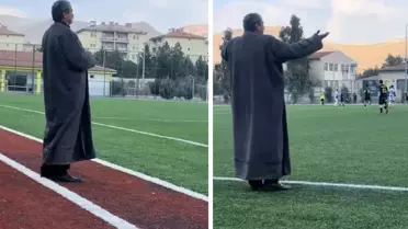 Mardinli Jorge Jesus'un saha kenarındaki tarzı olay oldu