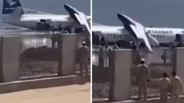 Okyanusa acil iniş yapan uçaktan böyle tahliye edildiler