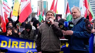 ABD ve İsrail'in İran'a yönelik saldırıları İstanbul'da protesto edildi