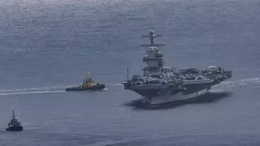 USS Gerald R. Ford Girit'te Onarımda