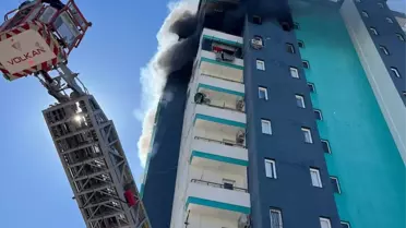 Adana'da Yangında Hamile Kadın Kurtarıldı