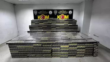 Adana'da 50 Bin Paket Kaçak Sigara Yakalandı